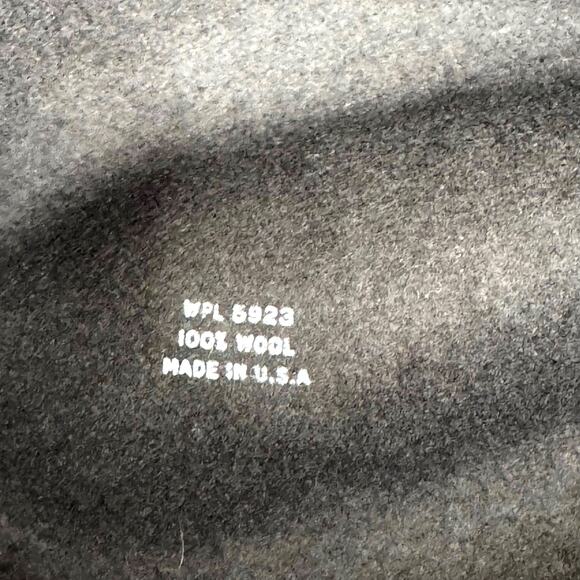 HATATTACK Wool Fedora Hat Made in USA Felt Western Boho‎ Festival Leather Grey - Picture 8 of 12